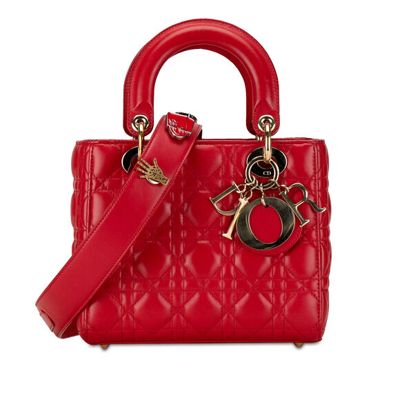 Dior Handbags - Auth Dior Small Lambskin Cannage Lucky #132042D29B